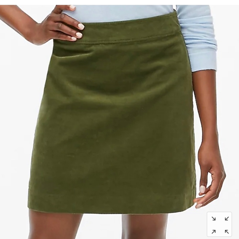 J Crew Corduroy Mini Skirt